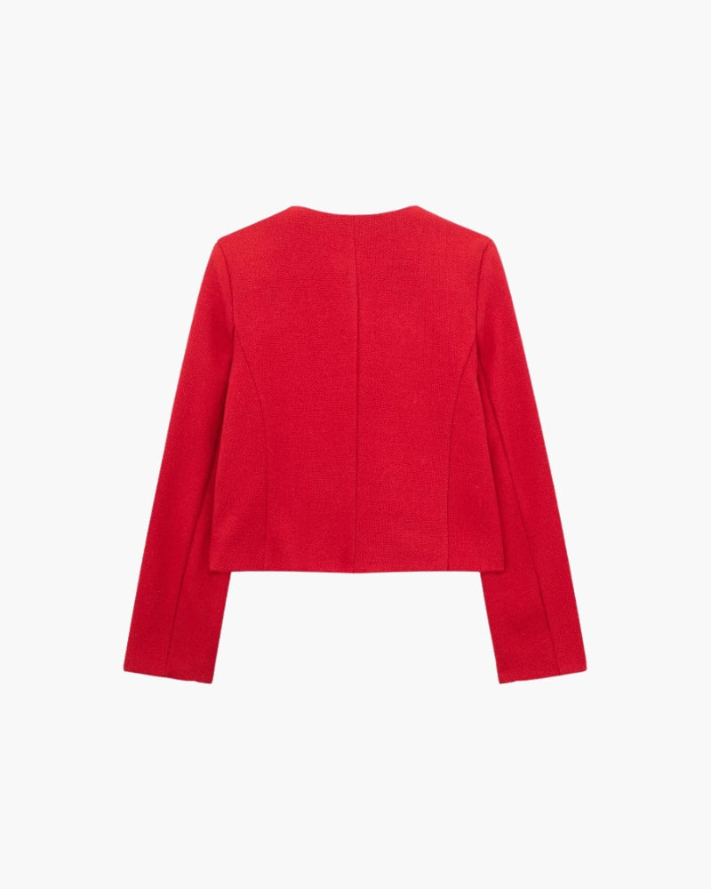 Savile Crop Blazer - Dalm Fashion