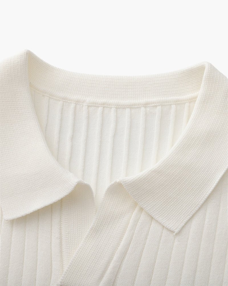 Premium Ribbed Polo - Dalm Fashion