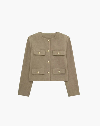 Savile Crop Blazer - Dalm Fashion