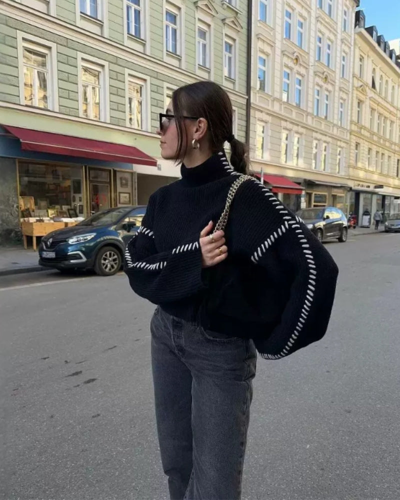 The Lila Stitch Sweater - Dalm Fashion