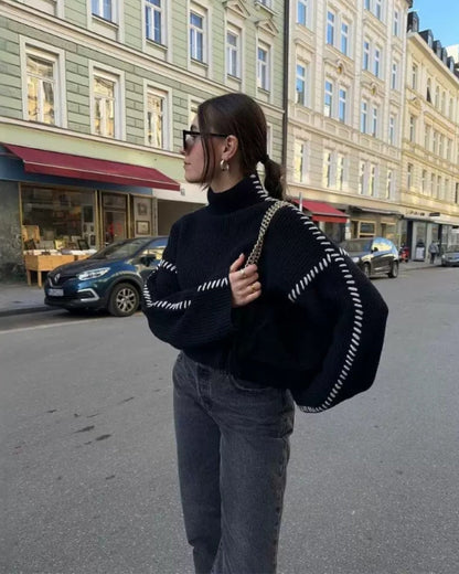 The Lila Stitch Sweater - Dalm Fashion