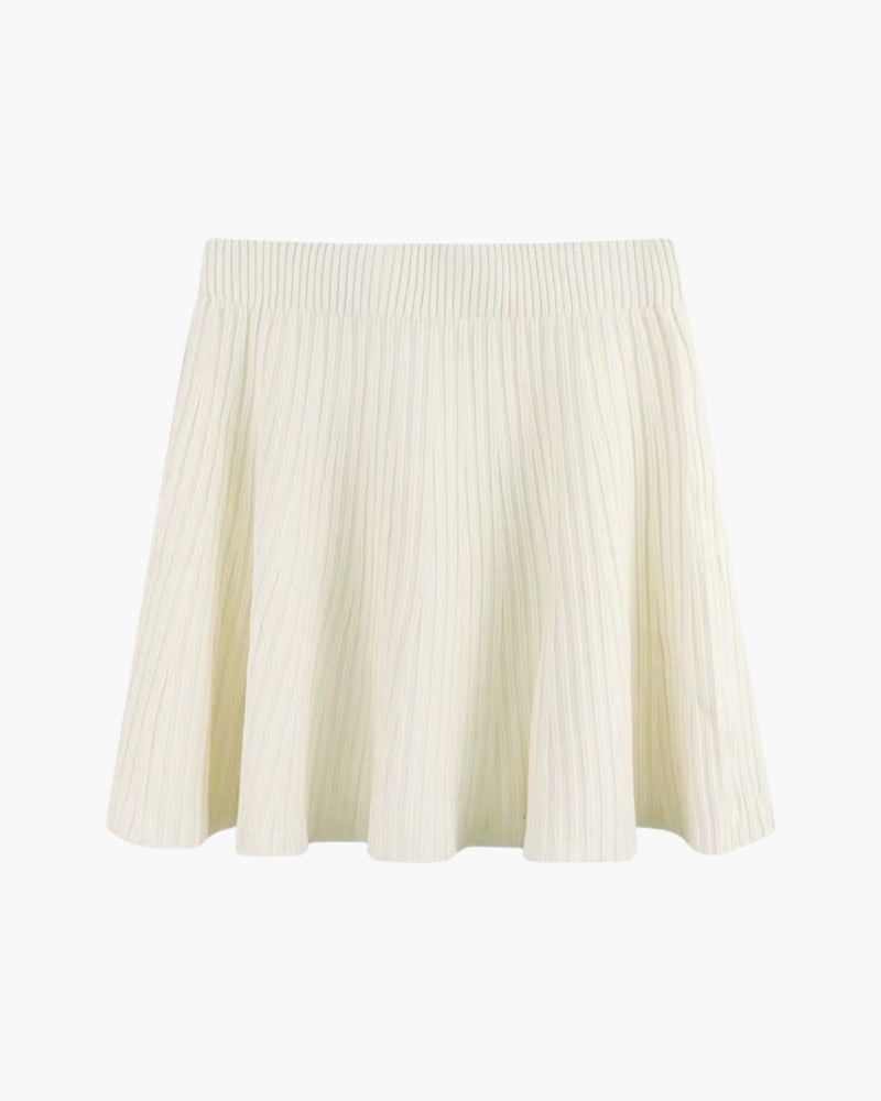 Oxford Pleated Wool Mini - Dalm Fashion