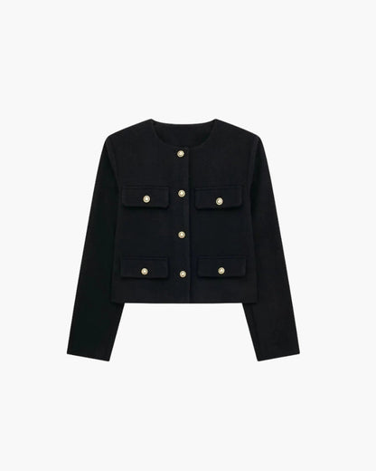 Savile Crop Blazer - Dalm Fashion