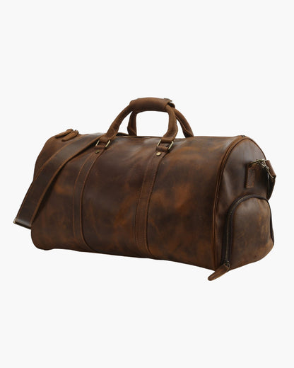 Montague Leather Duffle - Dalm Fashion