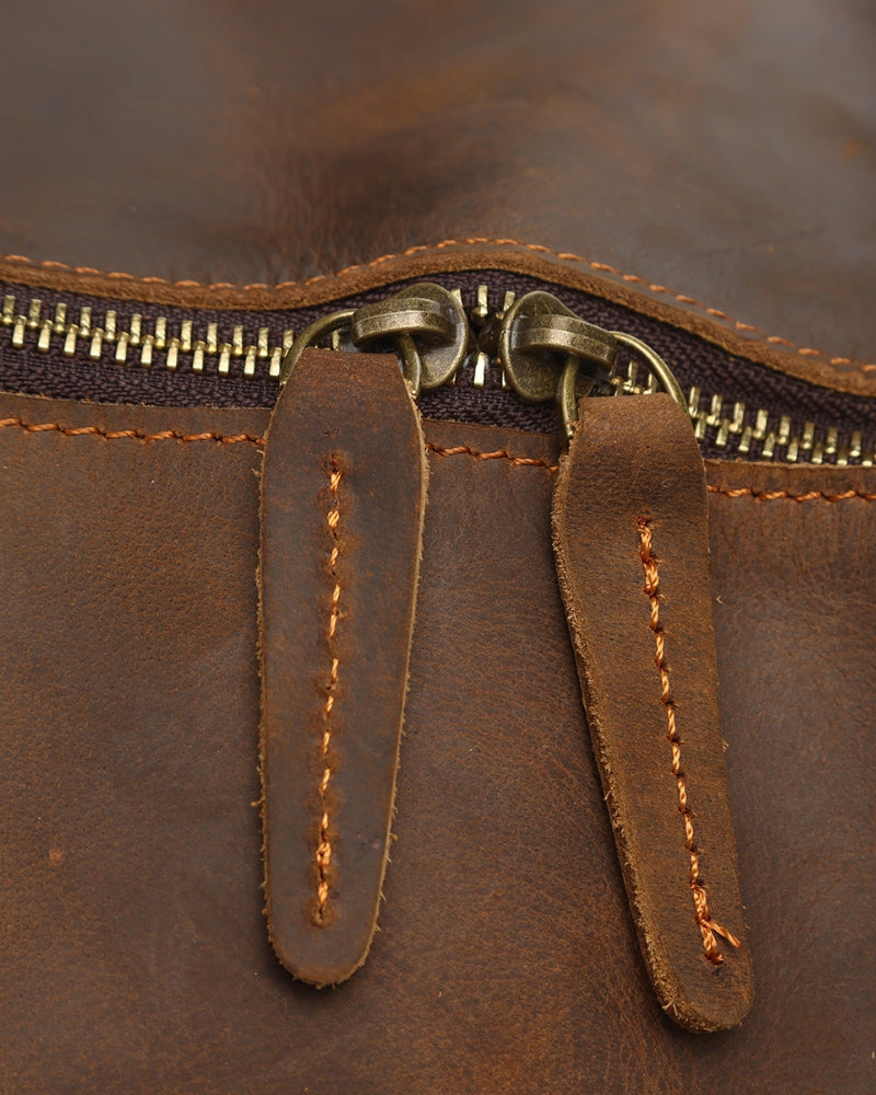 Montague Leather Duffle - Dalm Fashion