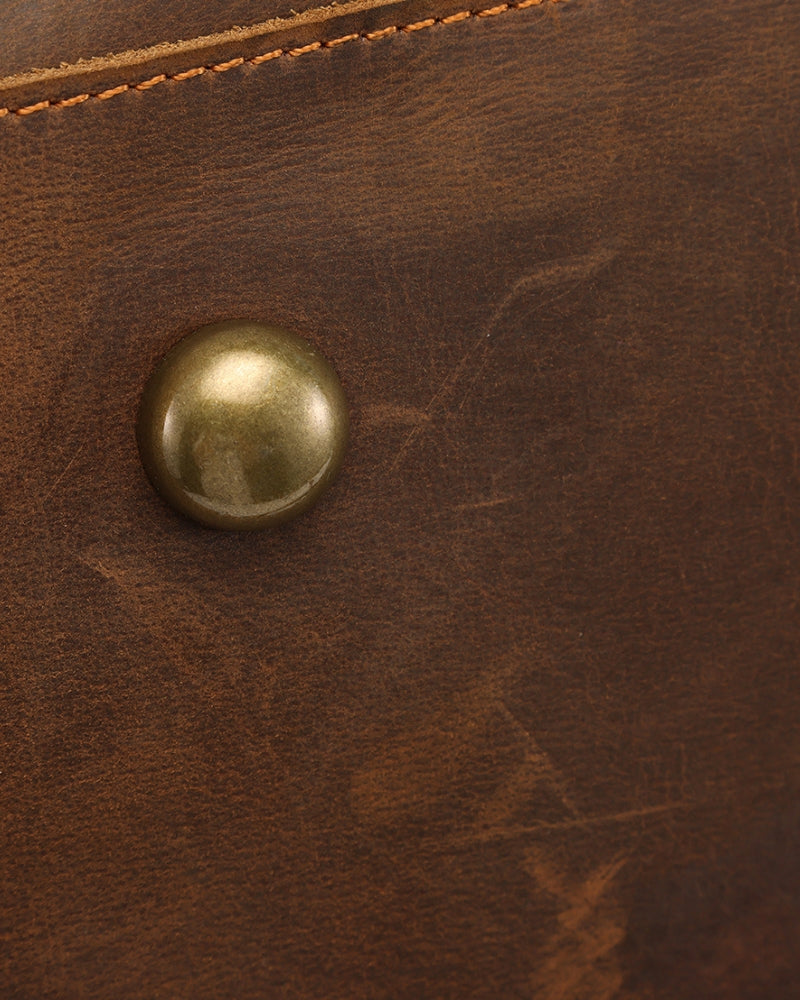 Montague Leather Duffle - Dalm Fashion