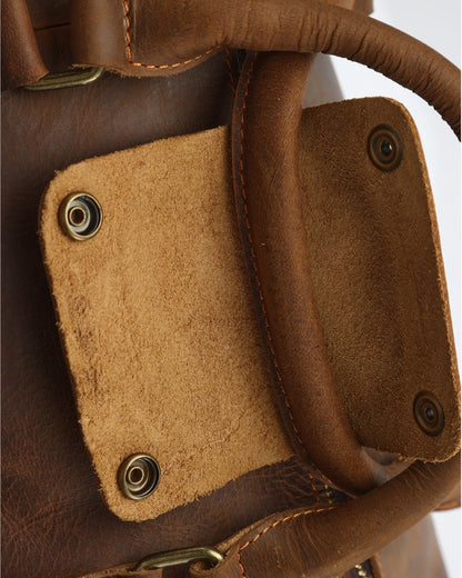 Montague Leather Duffle - Dalm Fashion