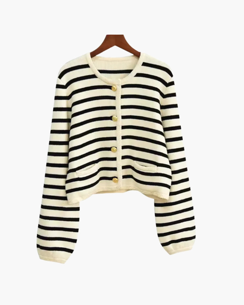 Premium Striped Wool Vest - Dalm Fashion