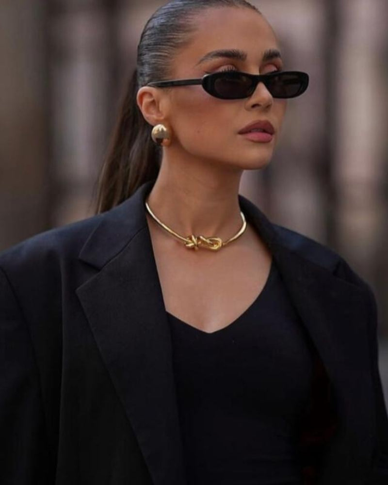 Sylvie Oval Sunglasses - Dalm Fashion