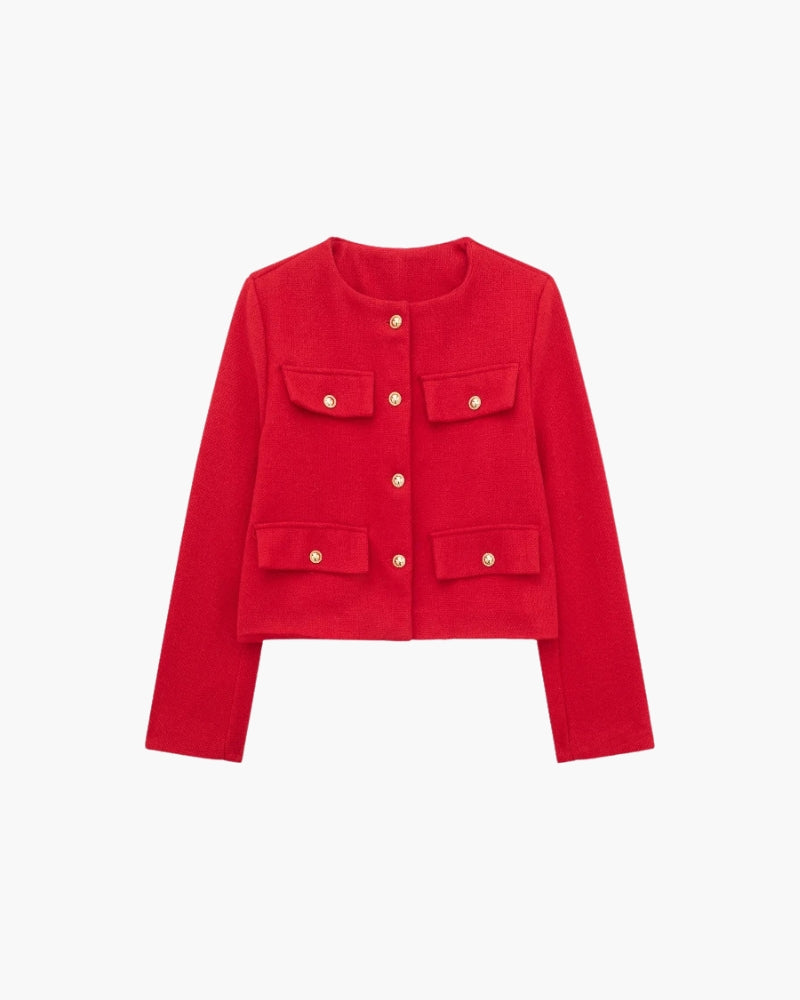 Savile Crop Blazer - Dalm Fashion