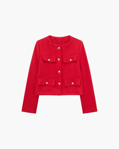 Savile Crop Blazer - Dalm Fashion