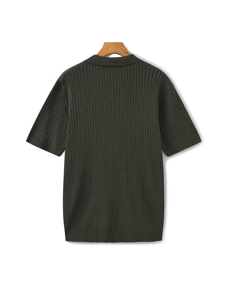 Premium Ribbed Polo - Dalm Fashion