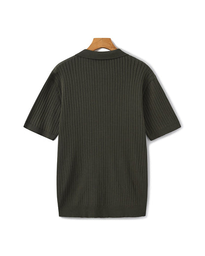 Premium Ribbed Polo - Dalm Fashion