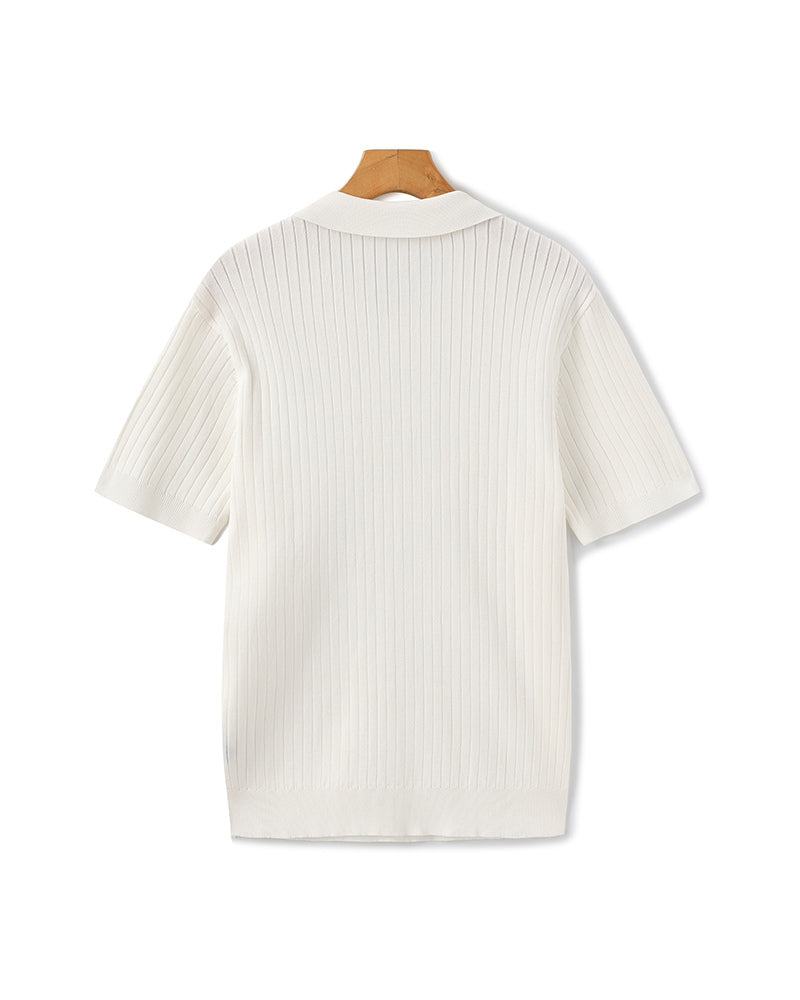 Premium Ribbed Polo - Dalm Fashion