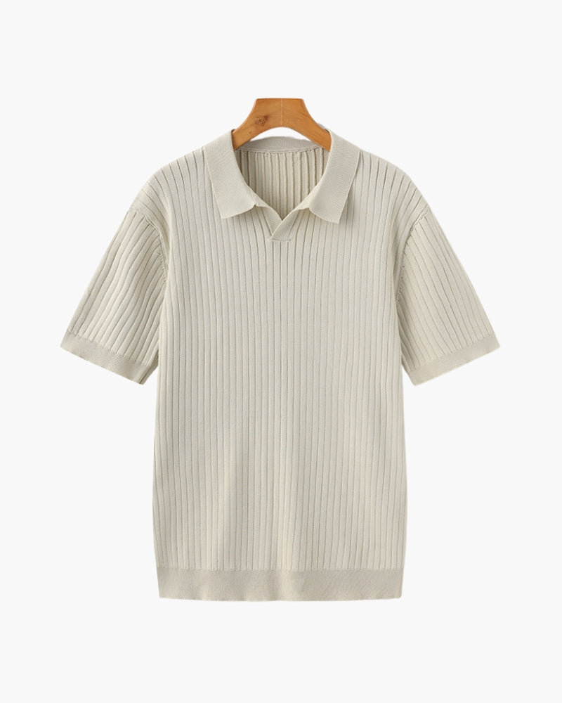 Premium Ribbed Polo - Dalm Fashion