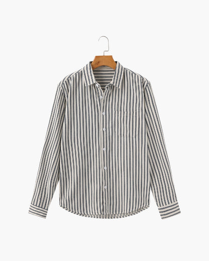 Gentlemen's Striped Shirt - Dalm Fashion