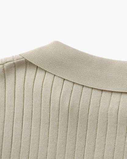 Premium Ribbed Polo - Dalm Fashion