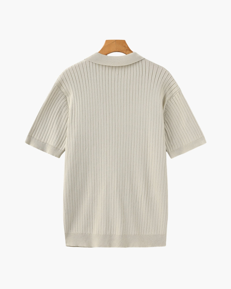 Premium Ribbed Polo - Dalm Fashion