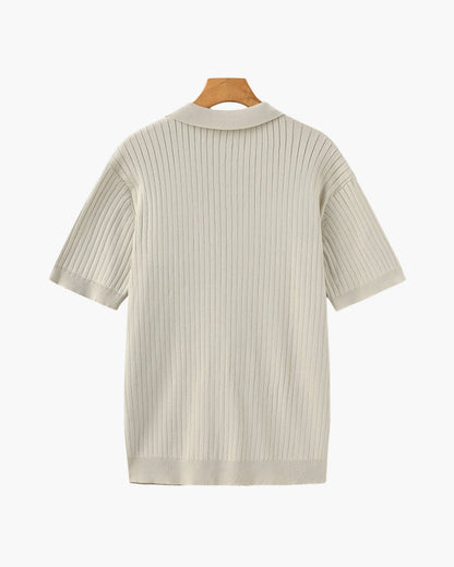 Premium Ribbed Polo - Dalm Fashion
