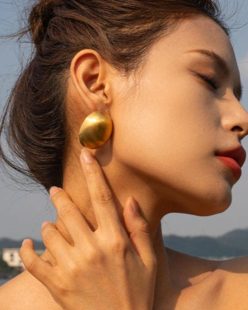 Orova Shield Earrings - Dalm Fashion