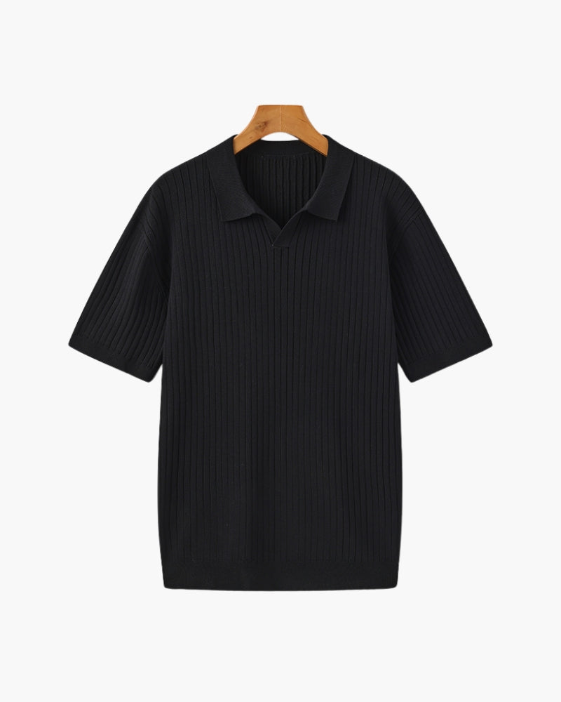Premium Ribbed Polo - Dalm Fashion