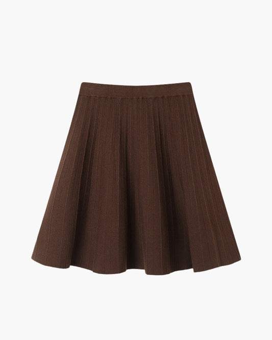 Oxford Pleated Wool Mini - Dalm Fashion