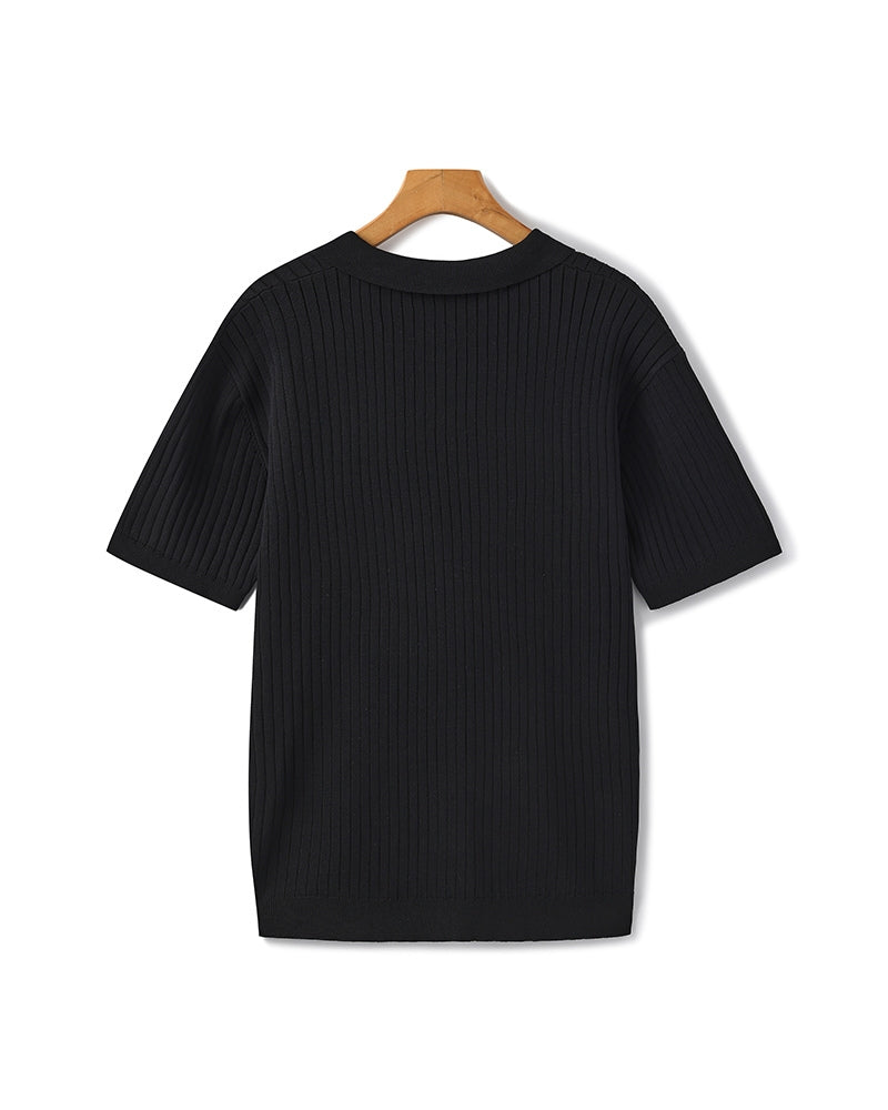 Premium Ribbed Polo - Dalm Fashion