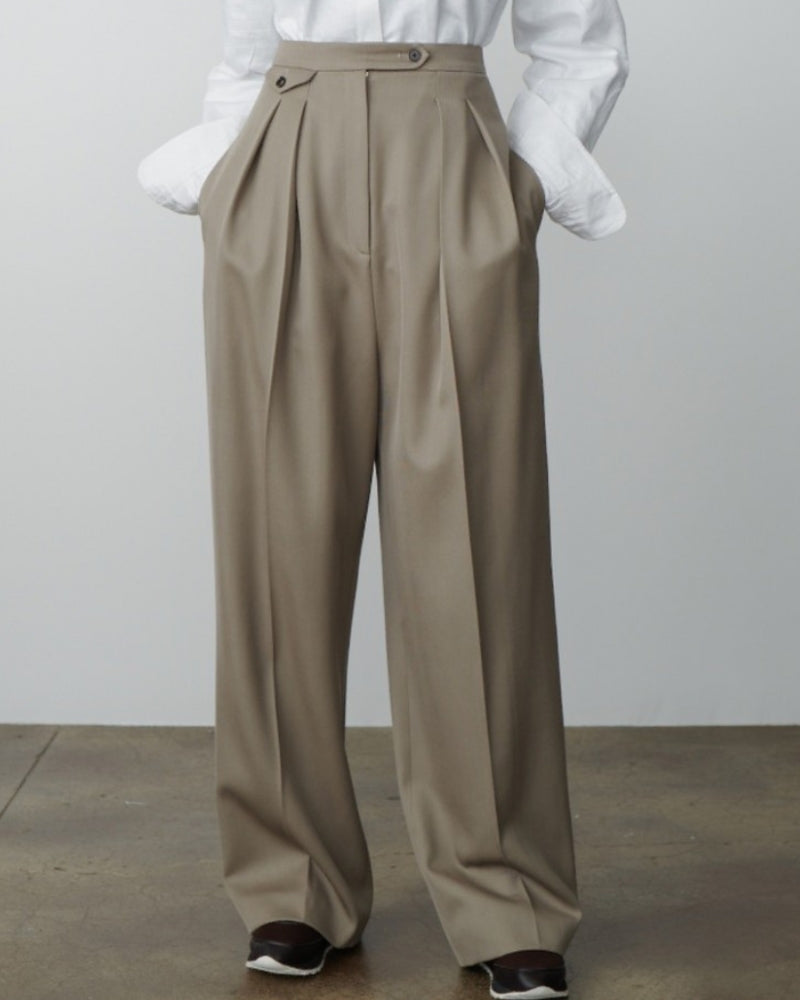 Woolen Oversized Pantalon - Dalm Fashion