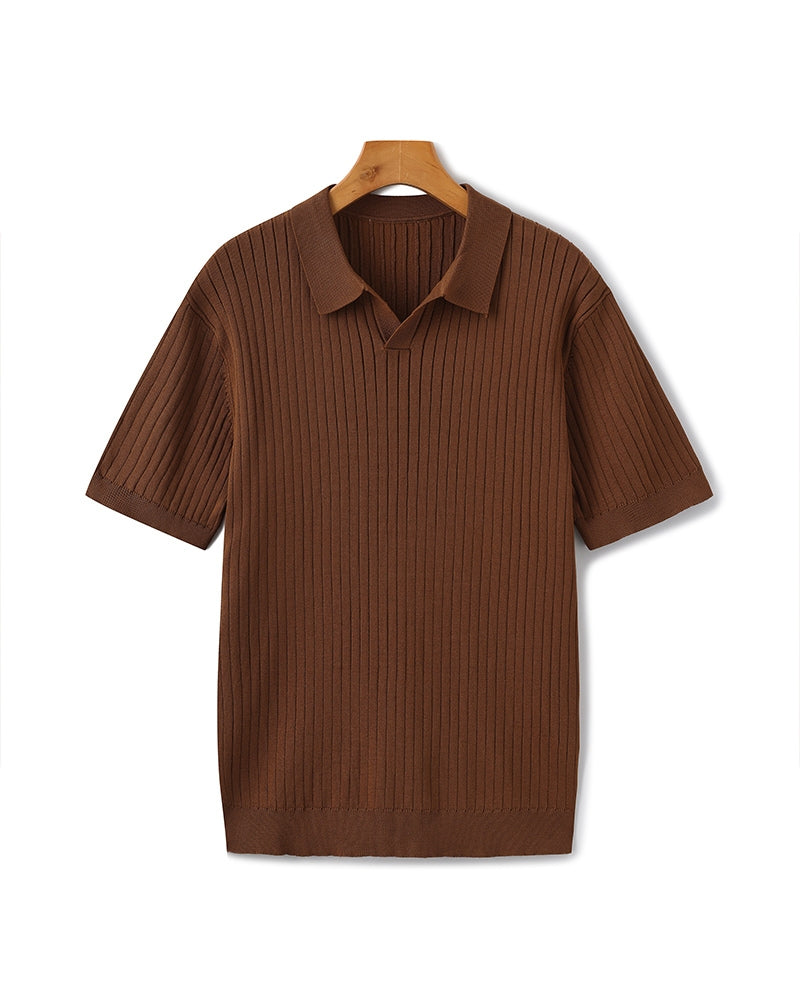 Premium Ribbed Polo - Dalm Fashion