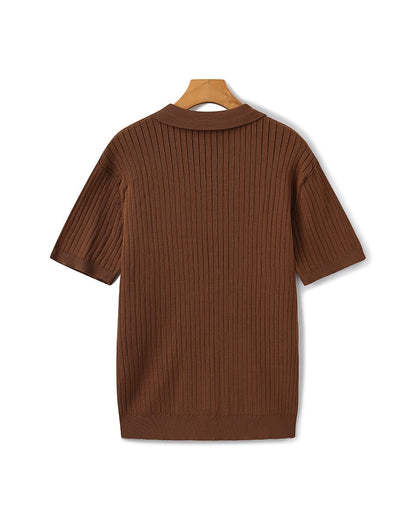 Premium Ribbed Polo - Dalm Fashion