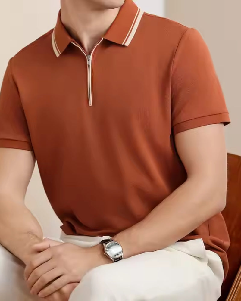 Ridgeway Zip Polo - Dalm Fashion