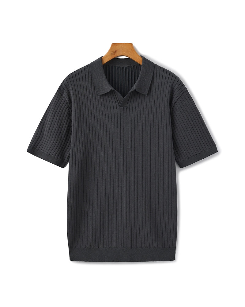 Premium Ribbed Polo - Dalm Fashion