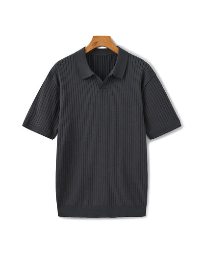 Premium Ribbed Polo - Dalm Fashion