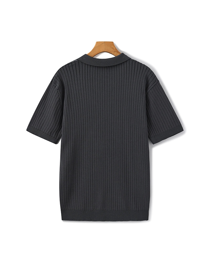 Premium Ribbed Polo - Dalm Fashion