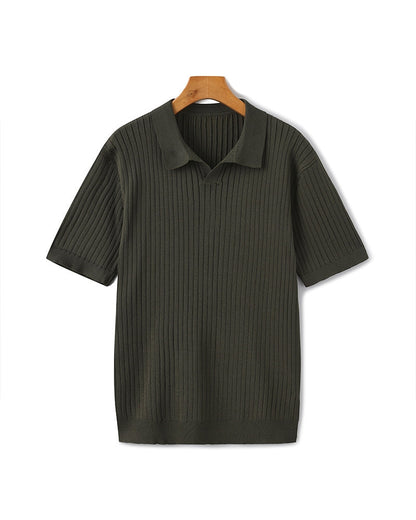 Premium Ribbed Polo - Dalm Fashion