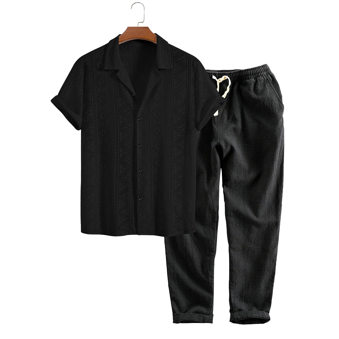 Malé - TheighT Short-Sleeved Set - Dalm Fashion