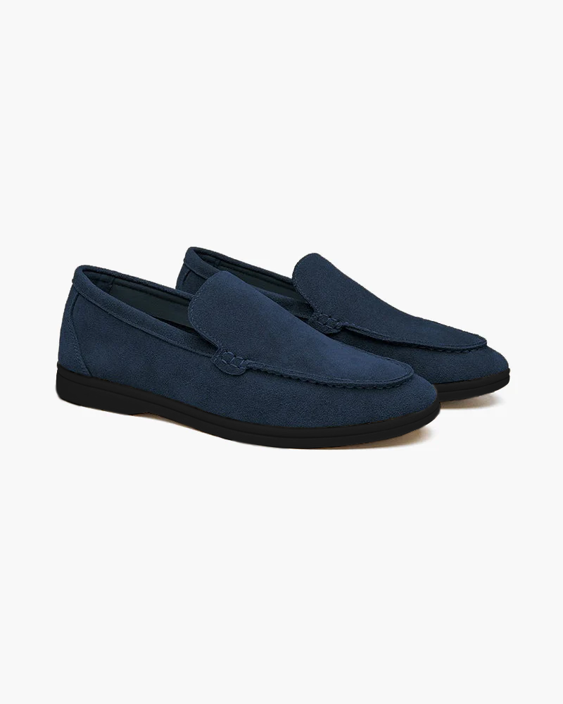 Premium Suede Loafers - Black Soles - Dalm Fashion