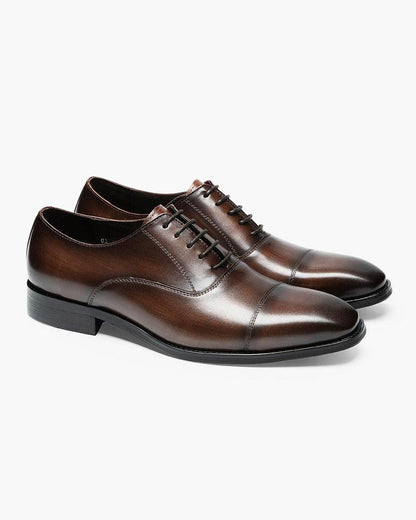 Classic Leather Shoes - Dalm Fashion
