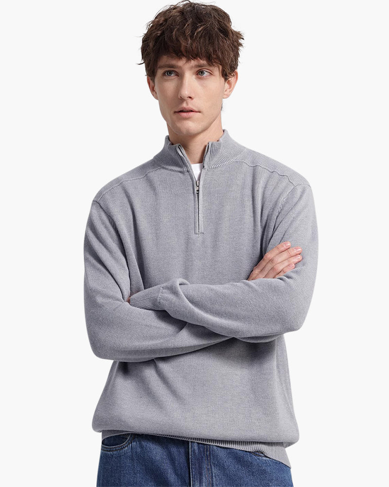 100% Merino Wool Zip Up - Dalm Fashion