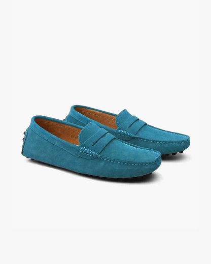 Suede Driver Loafers - Dalm Fashion