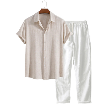 Palau - TheighT Short-Sleeved set - Dalm Fashion