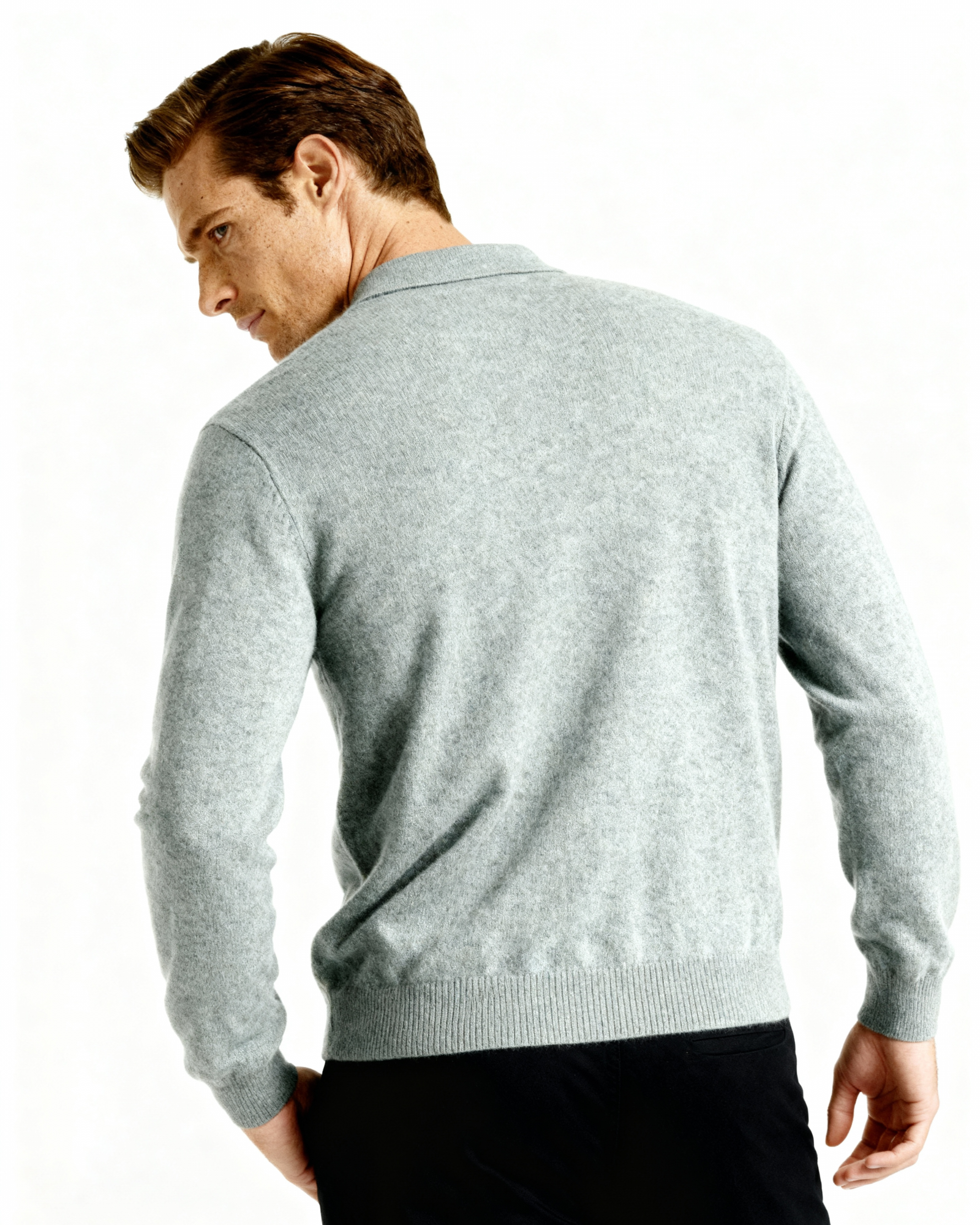 100% Cashmere Polo - Dalm Fashion
