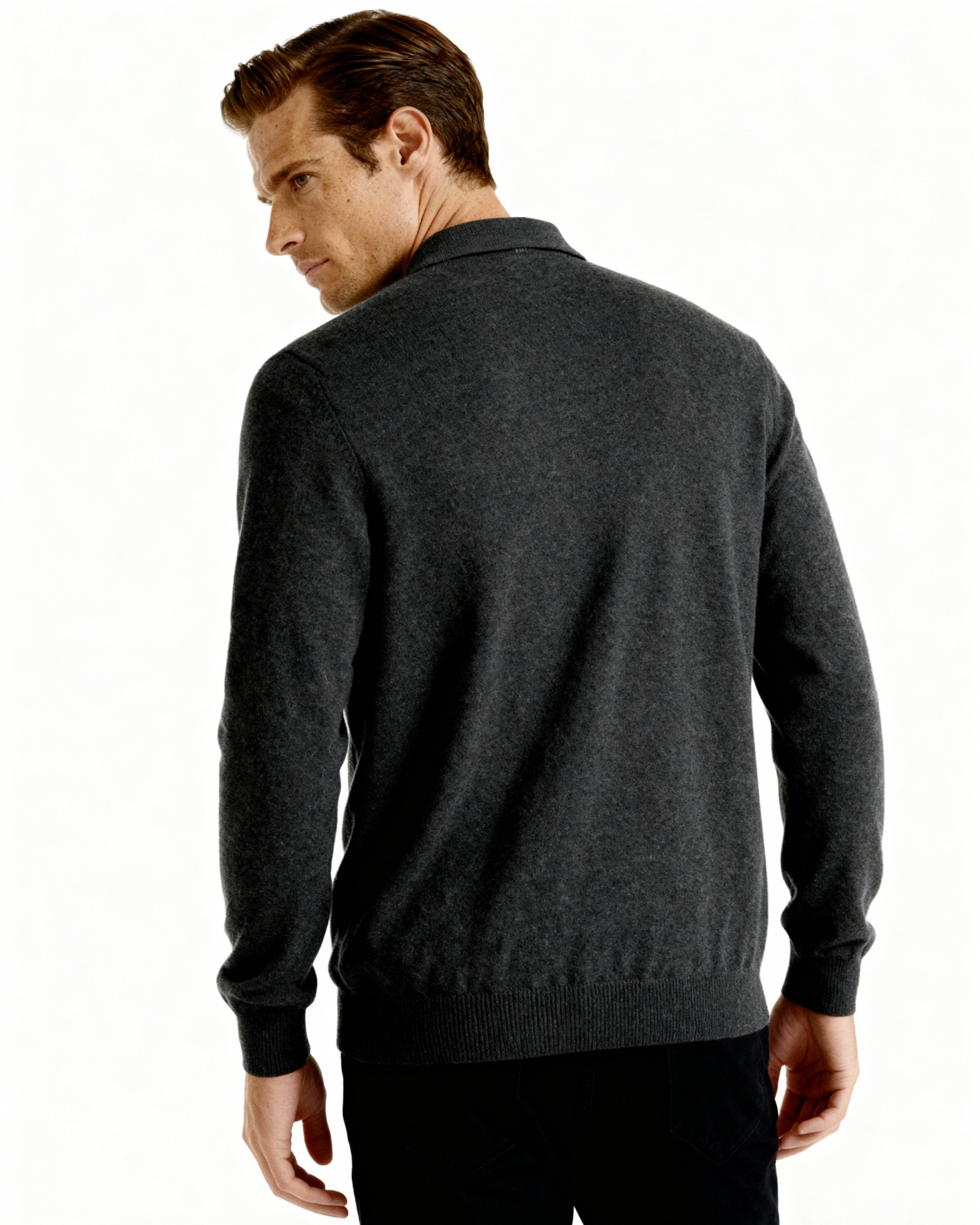 100% Cashmere Polo - Dalm Fashion