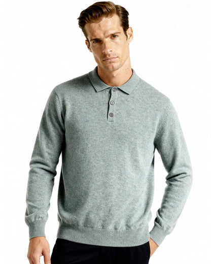 100% Cashmere Polo - Dalm Fashion