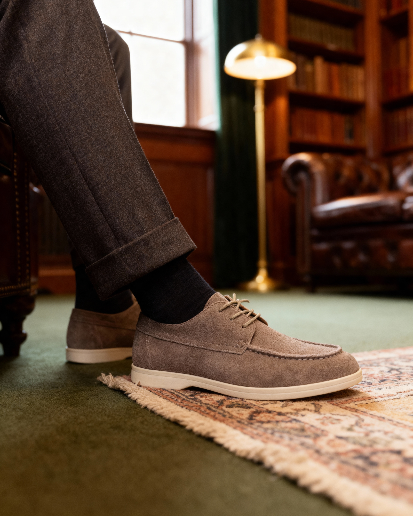 Premium Suede Lace Shoes - Dalm Fashion
