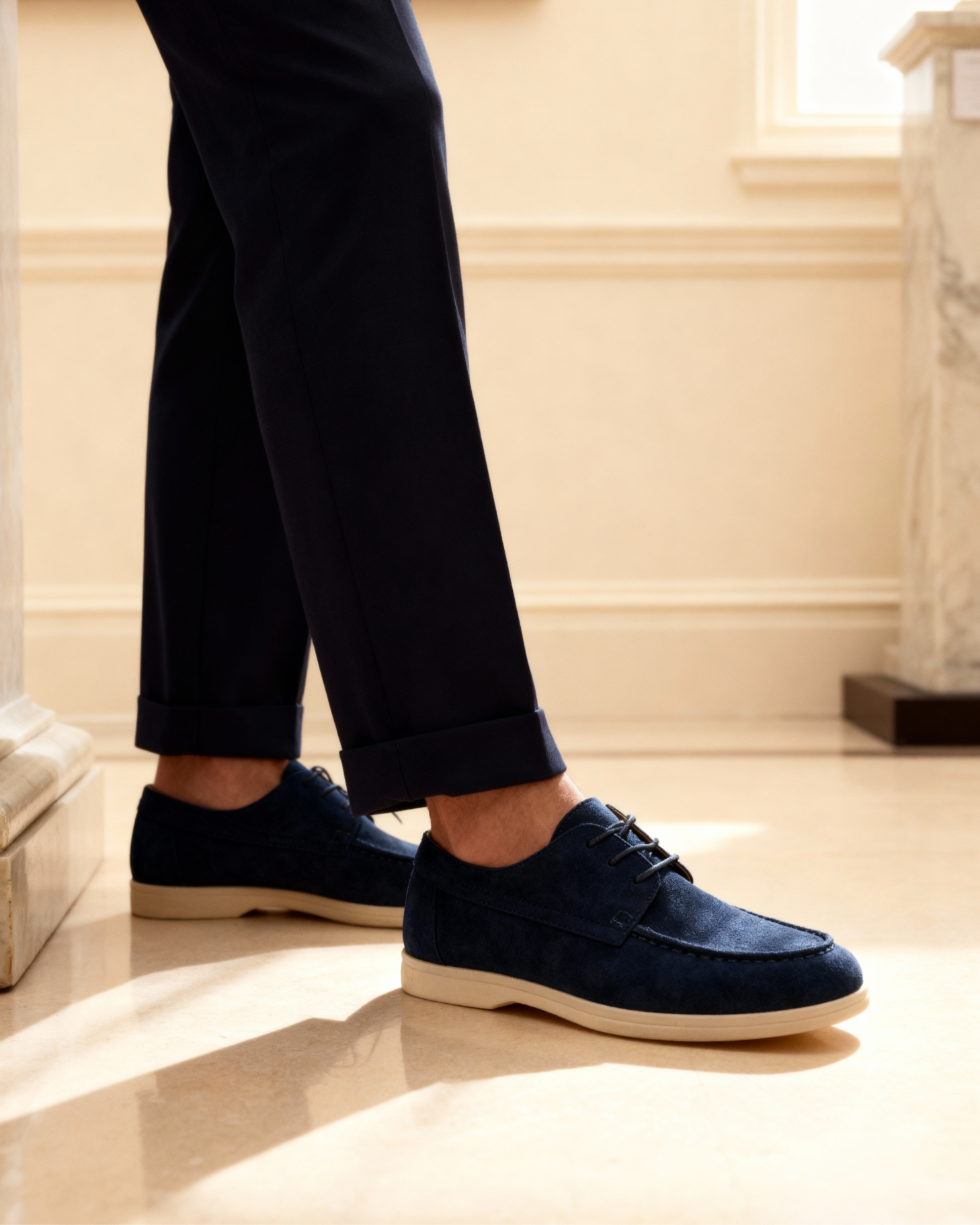 Premium Suede Lace Shoes - Dalm Fashion