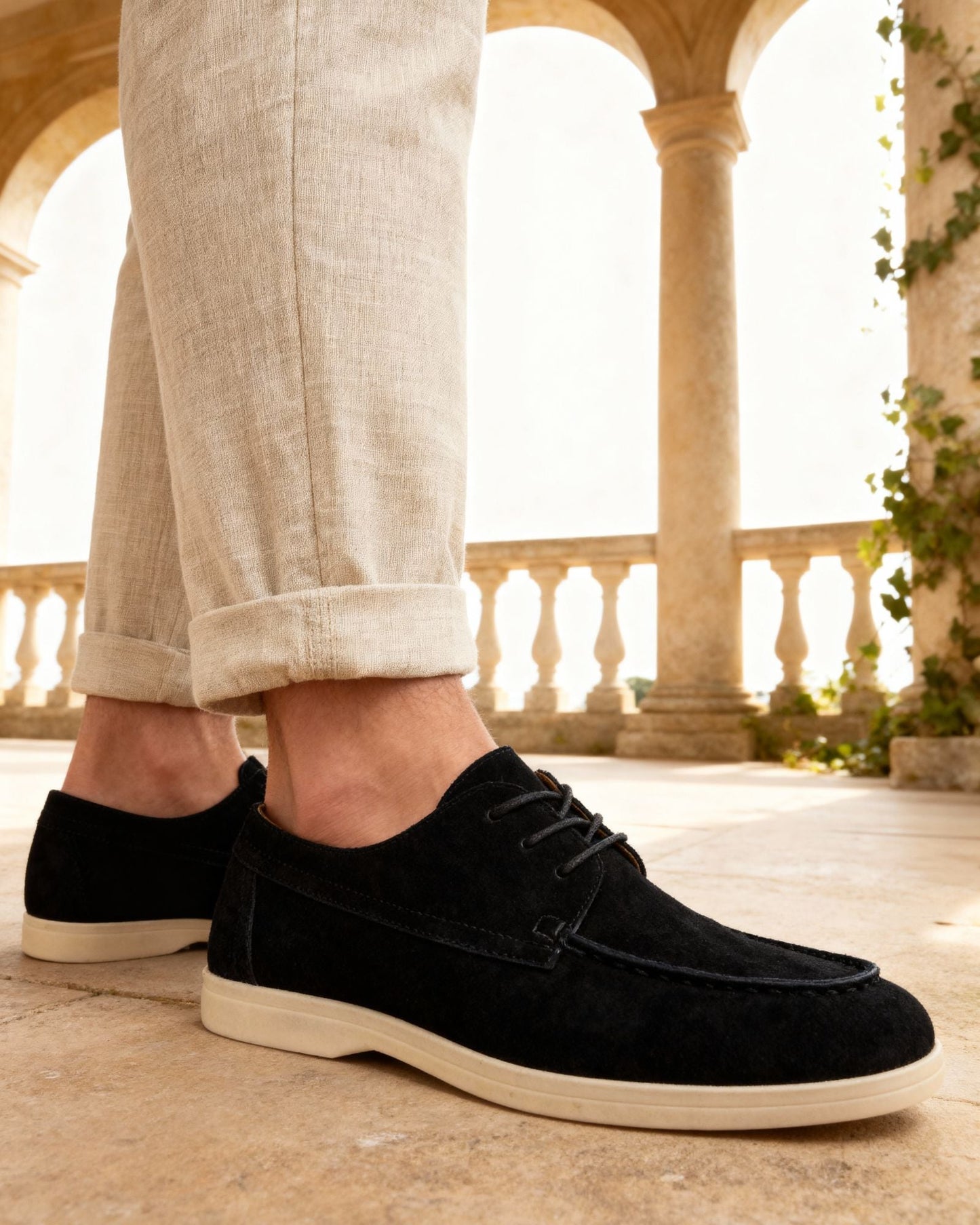 Premium Suede Lace Shoes - Dalm Fashion