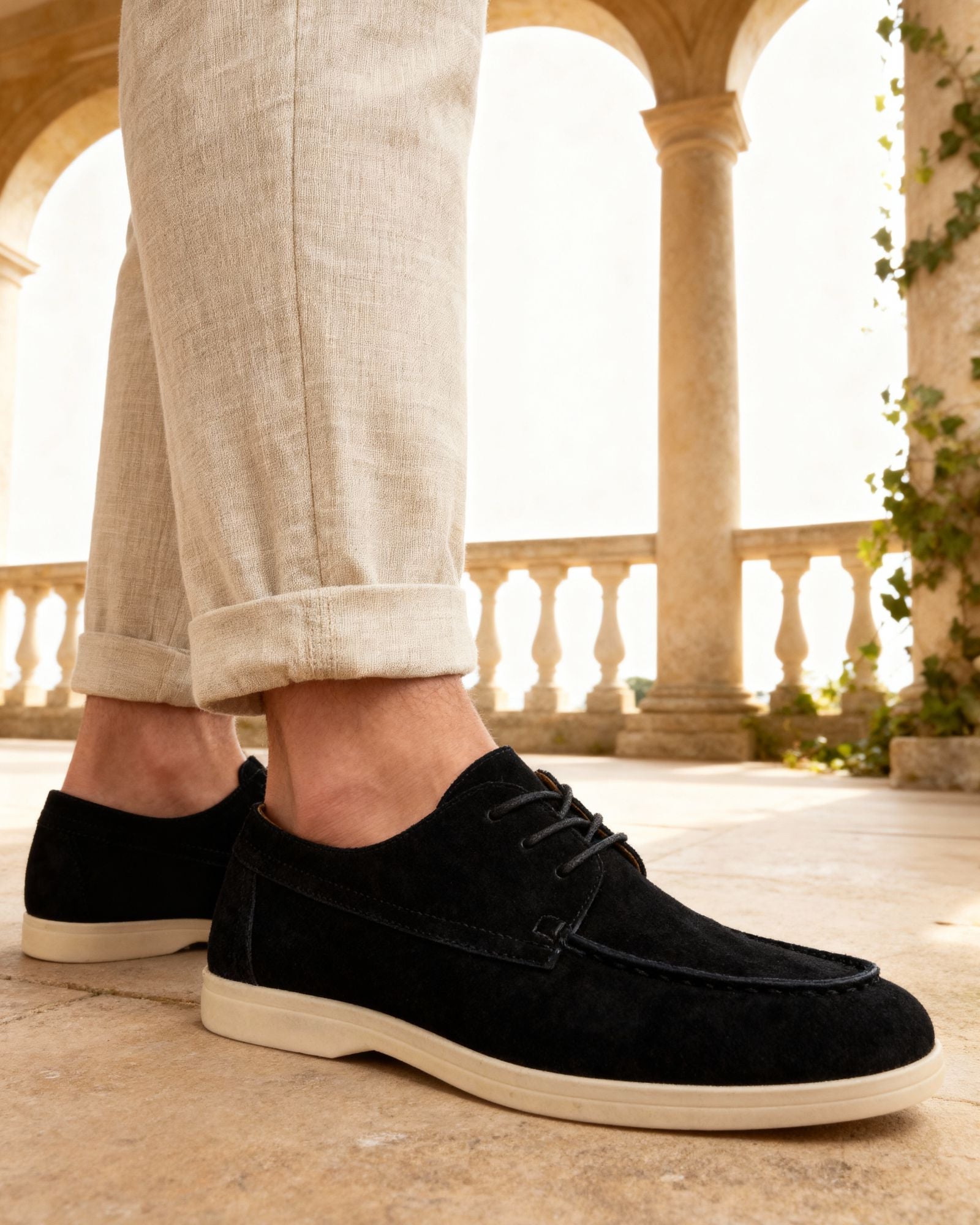 Premium Suede Lace Shoes - Dalm Fashion