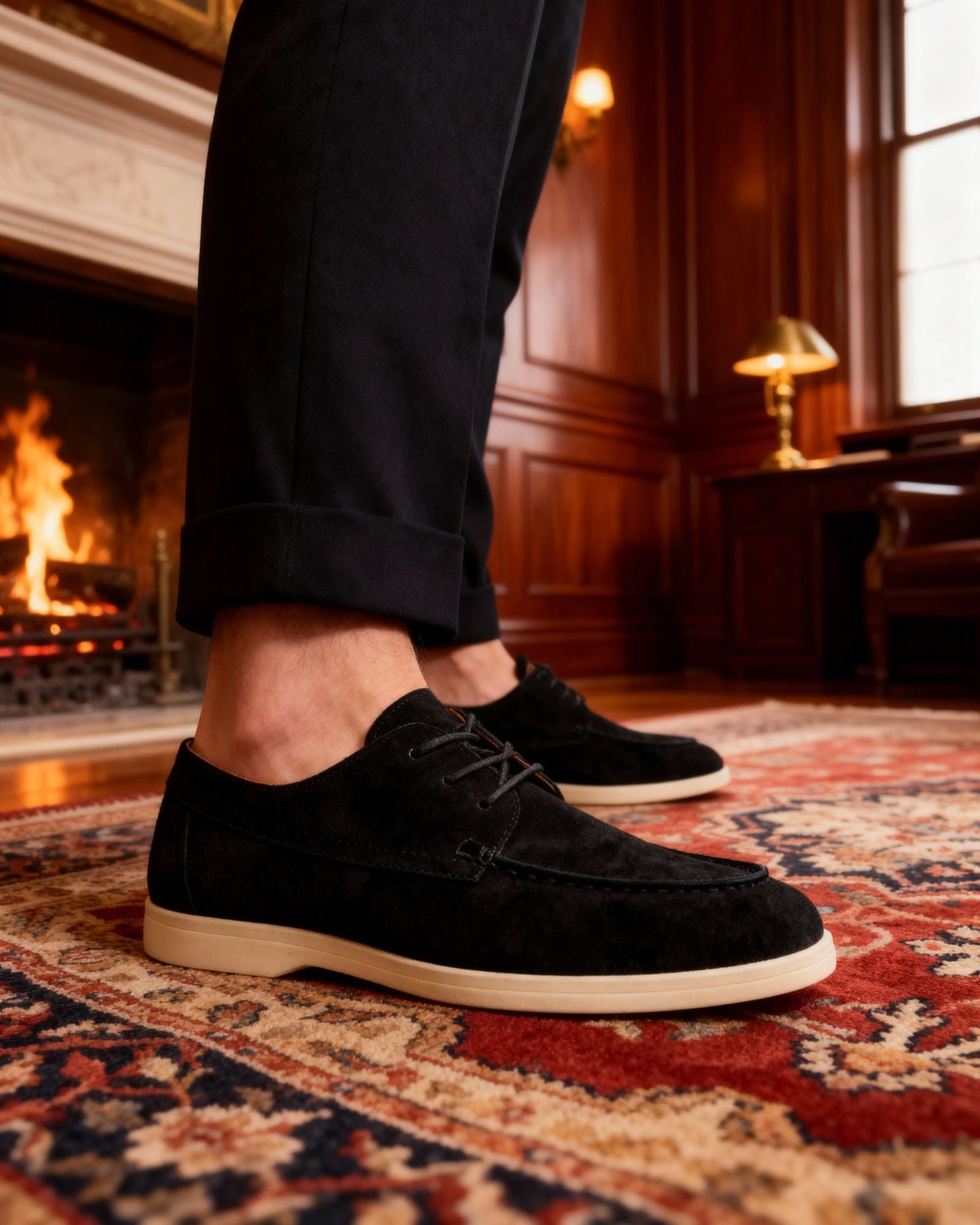 Premium Suede Lace Shoes - Dalm Fashion