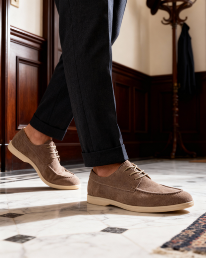 Premium Suede Lace Shoes - Dalm Fashion